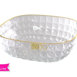 Coppa 24x8cm trasparente