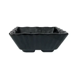 Coppetta Cm.9,2x9,2x3,5h Melamina Nera