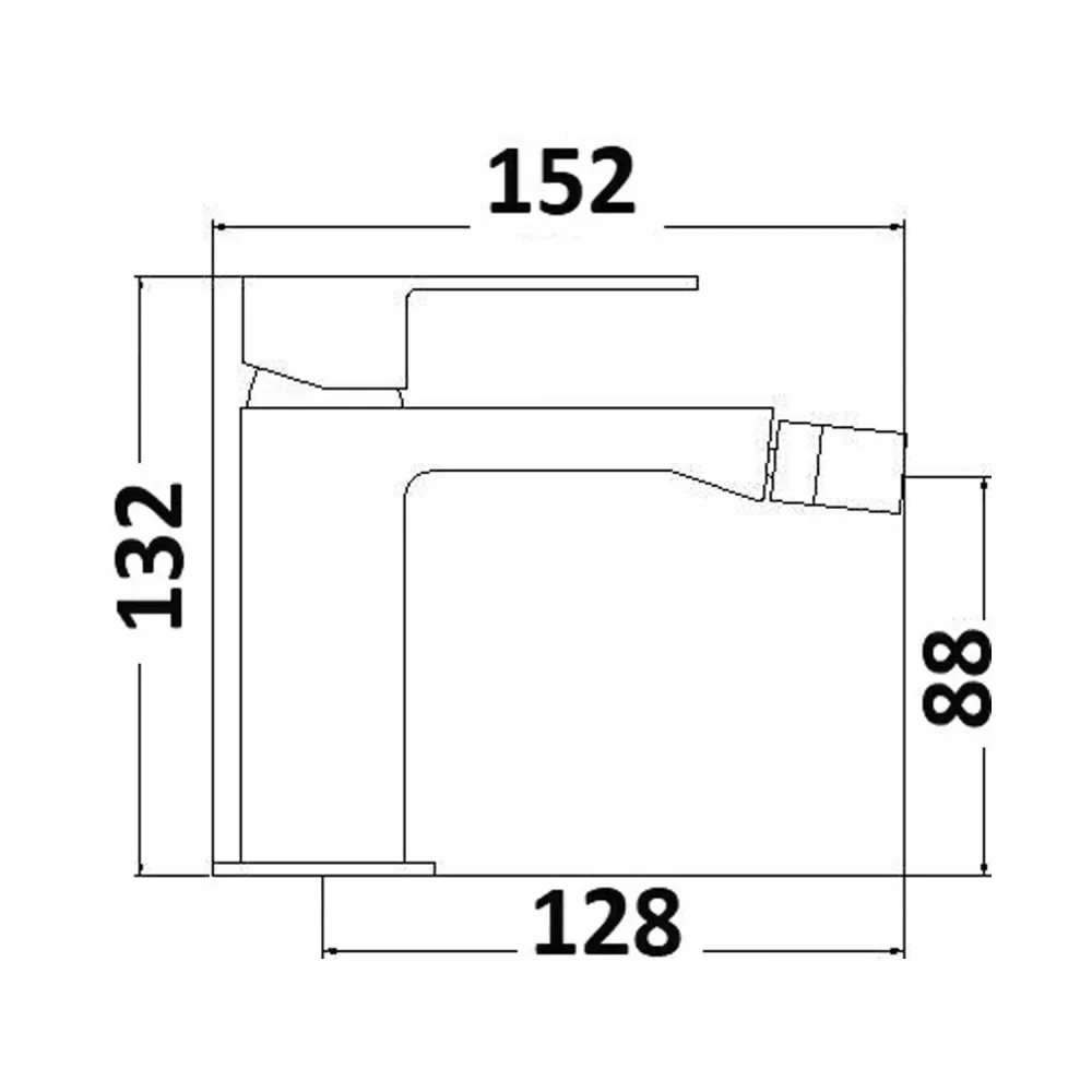 Coppia di miscelatori per lavabo incasso con easy box e bidet serie Ottomix ottone cromato