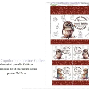 Copriforno e Presine Coffee - AL021 - Idee Per Creare