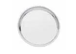 Copripiastra cm 13 inox Omra