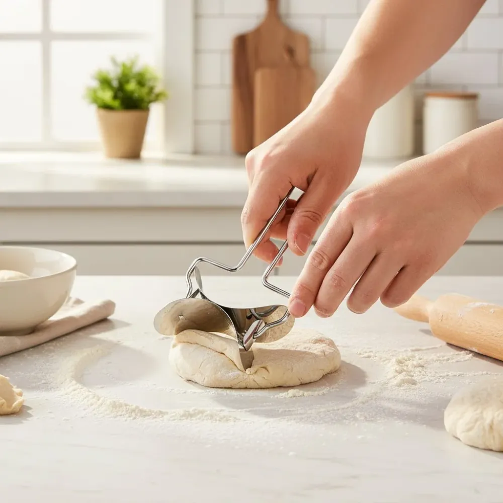 DOUGHLINE – Tagliapasta professionale e stendipasta con lama acciaio inox Cozey Maison