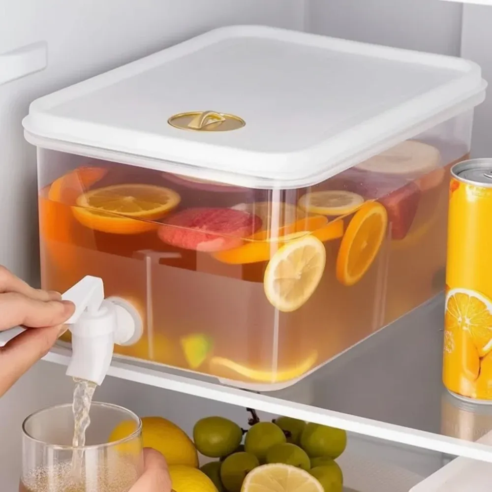 FLOWEASE – Distributore di acqua fredda da 5L con rubinetto Easy-Pour prova di perdite Cozey Maison