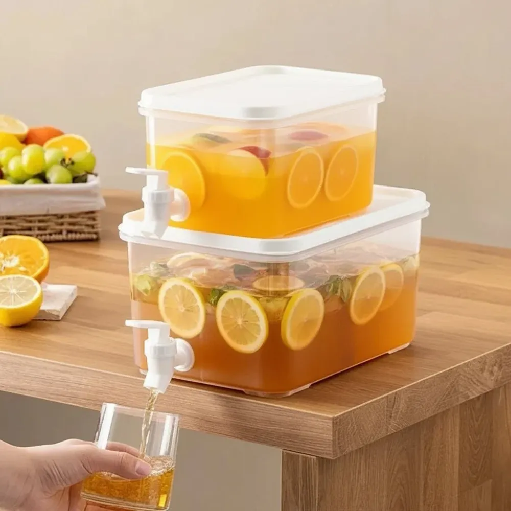 FLOWEASE – Distributore di acqua fredda da 5L con rubinetto Easy-Pour prova di perdite Cozey Maison