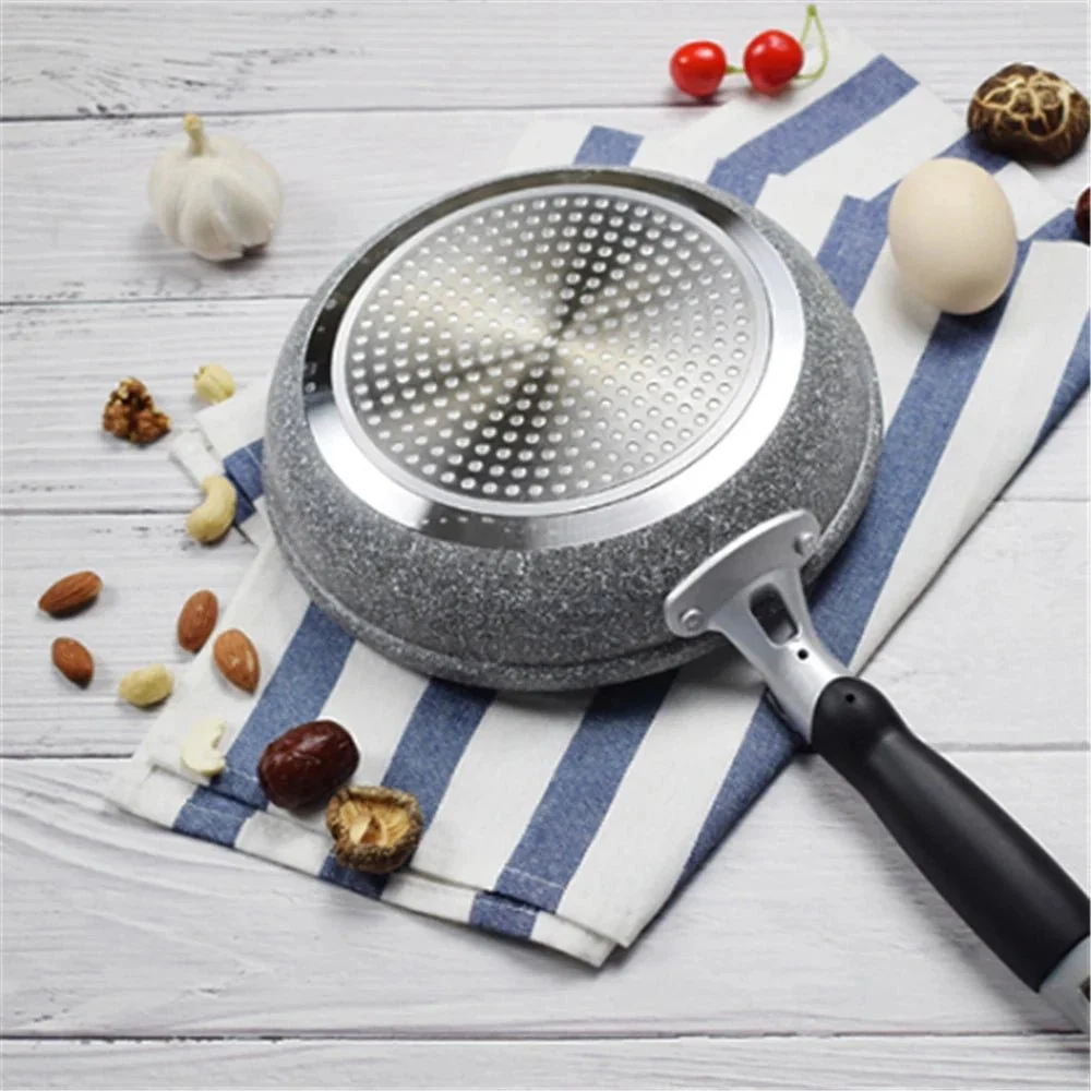 FRYZONE – Padella antiaderente leggera alluminio con effetto pietra Cozey Maison