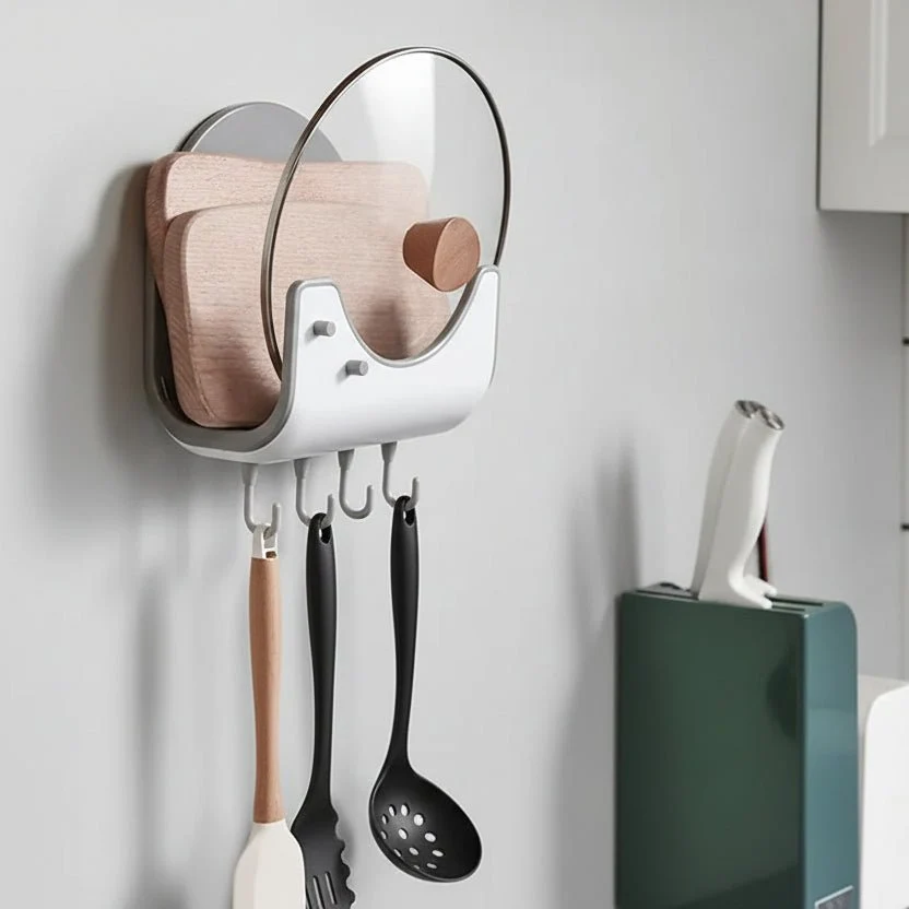 POTRACK – Supporto per coperchi pentola forma di U per parete cucina e organizzazione Cozey Maison