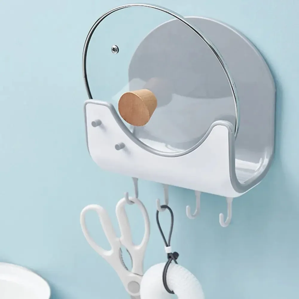 POTRACK – Supporto per coperchi pentola forma di U per parete cucina e organizzazione Cozey Maison