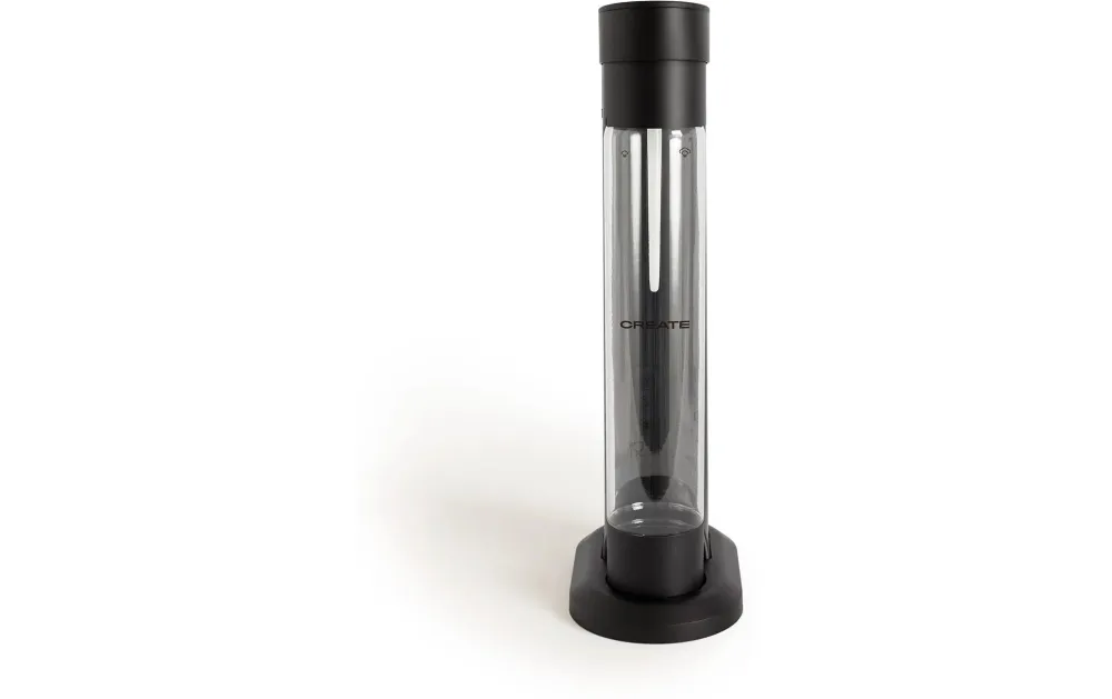 Create Carbonatore d'acqua – incluso 1 bottiglia, Nero