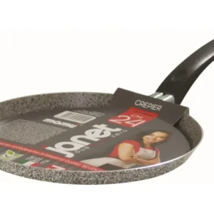 Crepier d.28cm linea janet 2.0 con rivestimento antiaderente e antigraffio