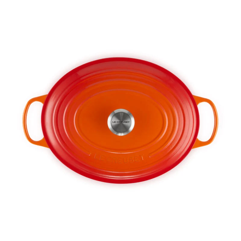 Le Creuset Cocotte Ovale Evolution Ghisa Vetrificata 33 cm Arancio