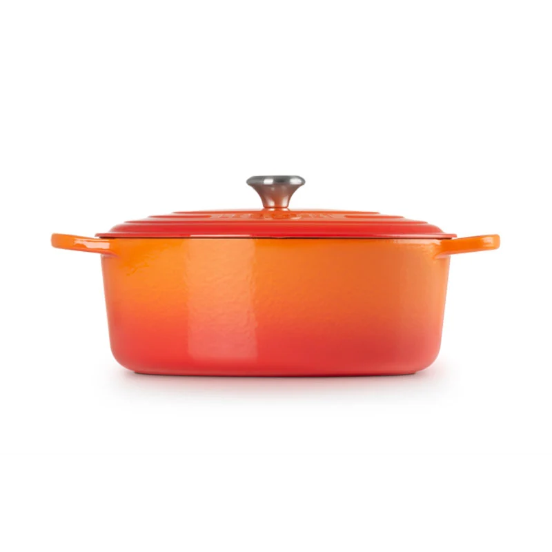 Le Creuset Cocotte Ovale Evolution Ghisa Vetrificata 33 cm Arancio