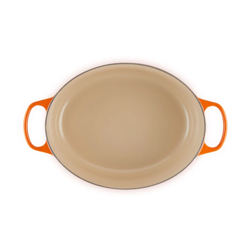 Le Creuset Cocotte Ovale Evolution Ghisa Vetrificata 33 cm Arancio