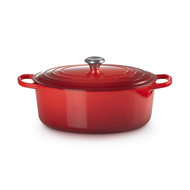 Le Creuset Cocotte Ovale Evolution Ghisa Vetrificata 33 cm Ciliegia