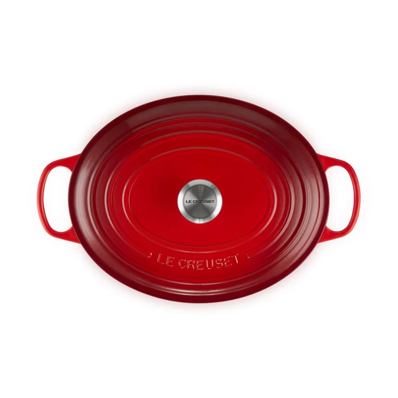 Le Creuset Cocotte Ovale Evolution Ghisa Vetrificata 33 cm Ciliegia