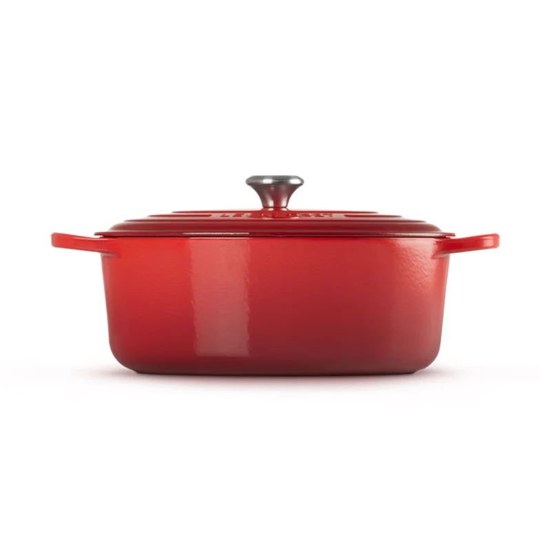 Le Creuset Cocotte Ovale Evolution Ghisa Vetrificata 33 cm Ciliegia