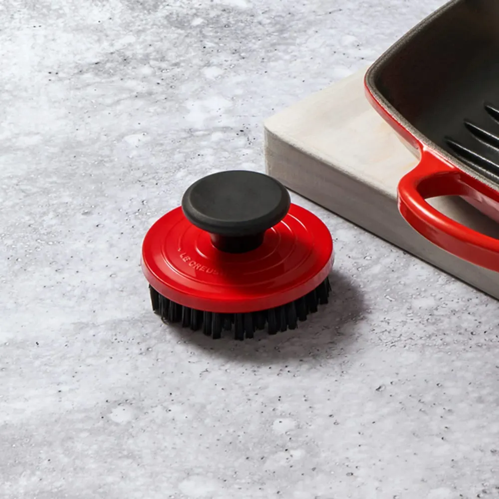 Le Creuset spazzola per pentole e padelle nylon sicura su antiaderenti Mist Gray