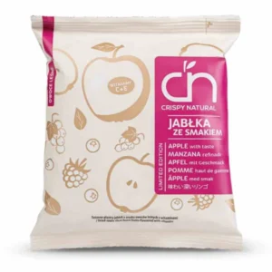 Croccante Naturale Mela Secca con Gusto Frutti di Bosco con Vitamine 18g