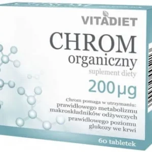 Cromo organico 200 mcg 60 compresse. VITADIET