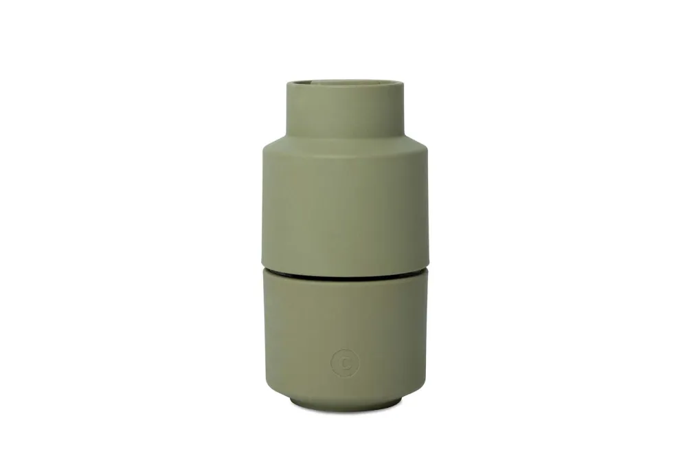 CrushGrind Macina sale/pepe Ø 6,1 × 11,6 cm, plastica (bio-circolare), verde