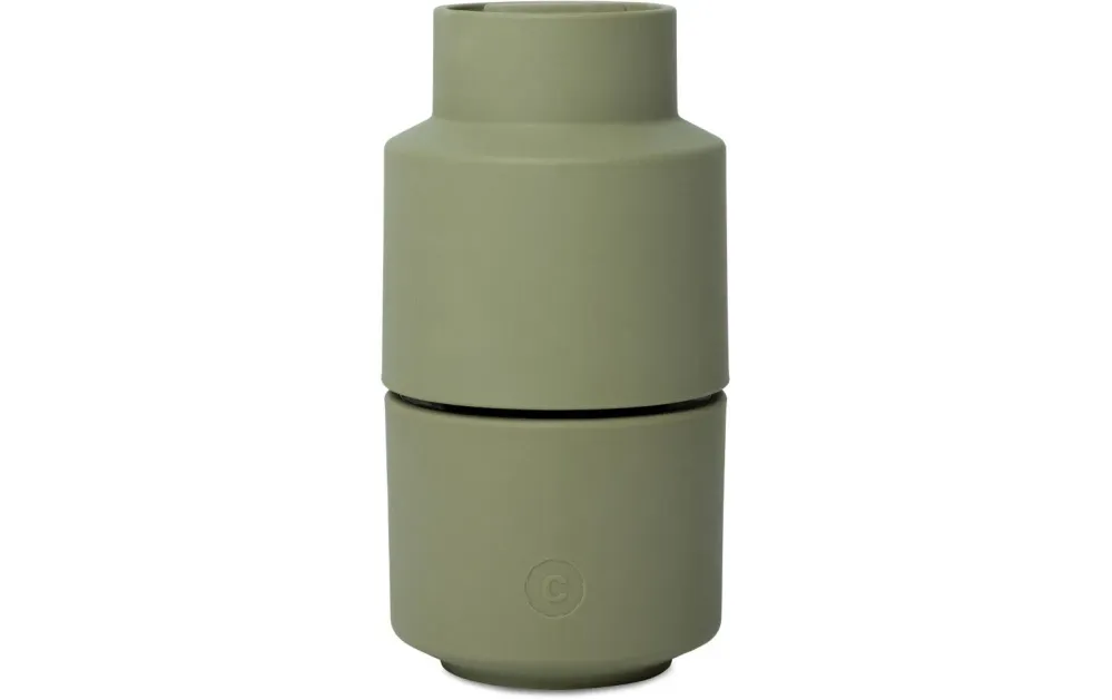 CrushGrind Macina sale/pepe Ø 6,1 × 11,6 cm, plastica (bio-circolare), verde
