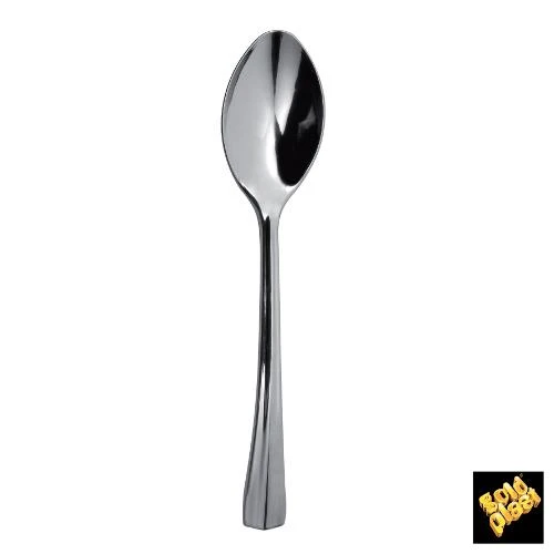 25 CUCCHIAI METAL CROMATO