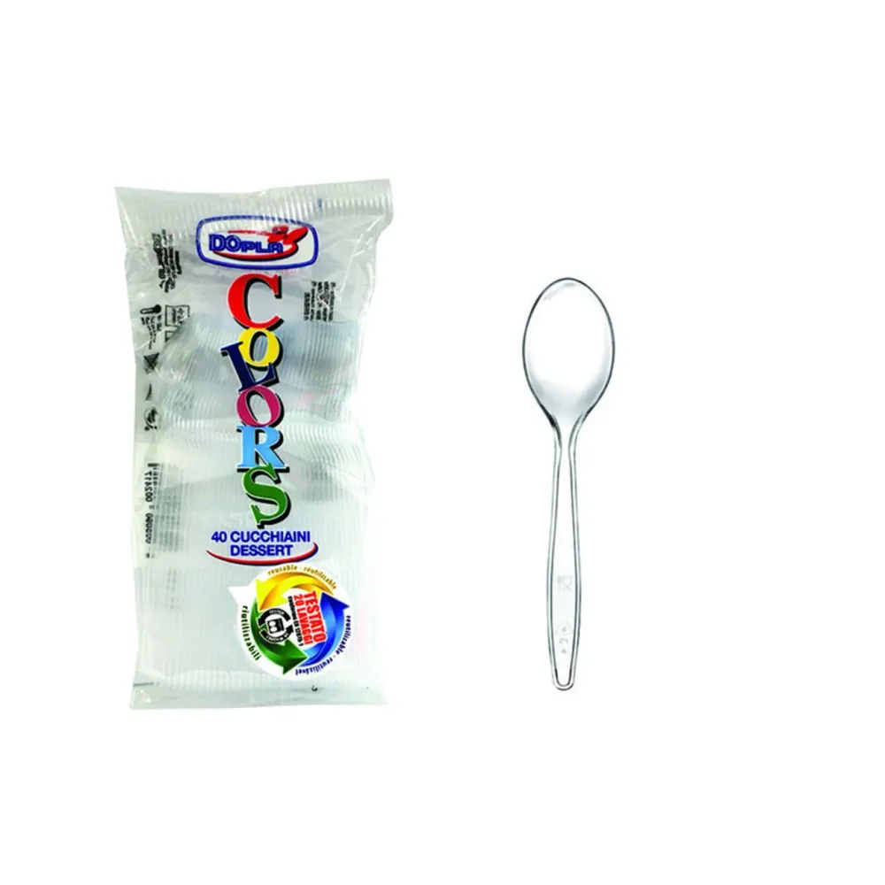 Cucchiaini trasparenti pz.40 - 30 cf