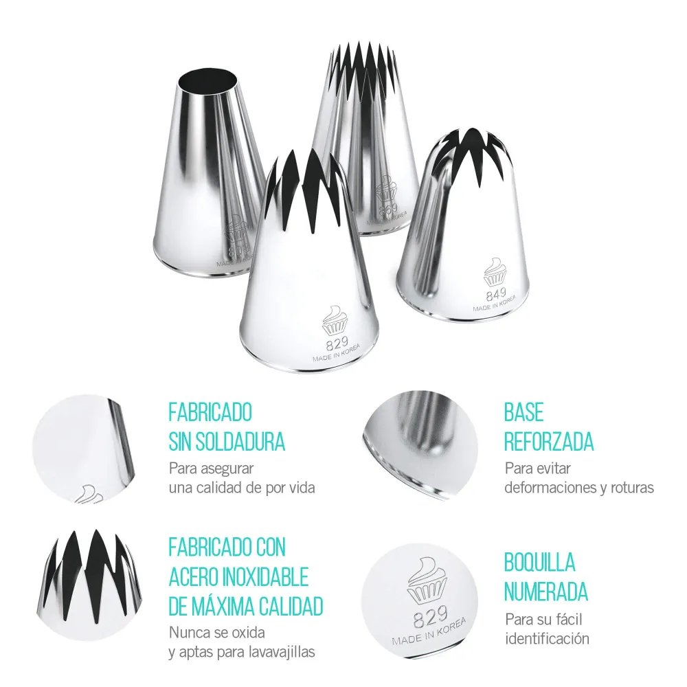 Set Di Beccucci Grandi Di Base (Xl) CukkiCcakes