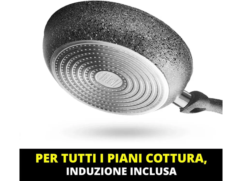 Cuore di pietra padella cm.30 per induzione