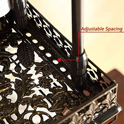 Portabicchieri di vino Portabicchieri metallo Scaffale per il soffitto di metallo, cinghiale bronzo nero Gardware per cali...