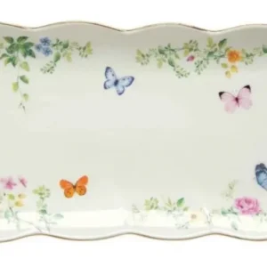 Dancing Butterflies piatto da portata 36x14,5 cm porcellana