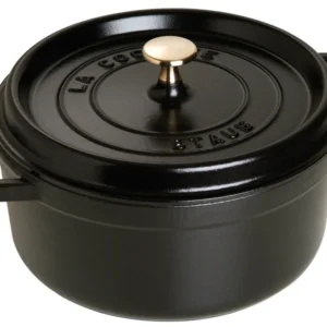Daub Cocotte 14 cm, rotondo, nero, ghisa 0,8L 40509-476-0