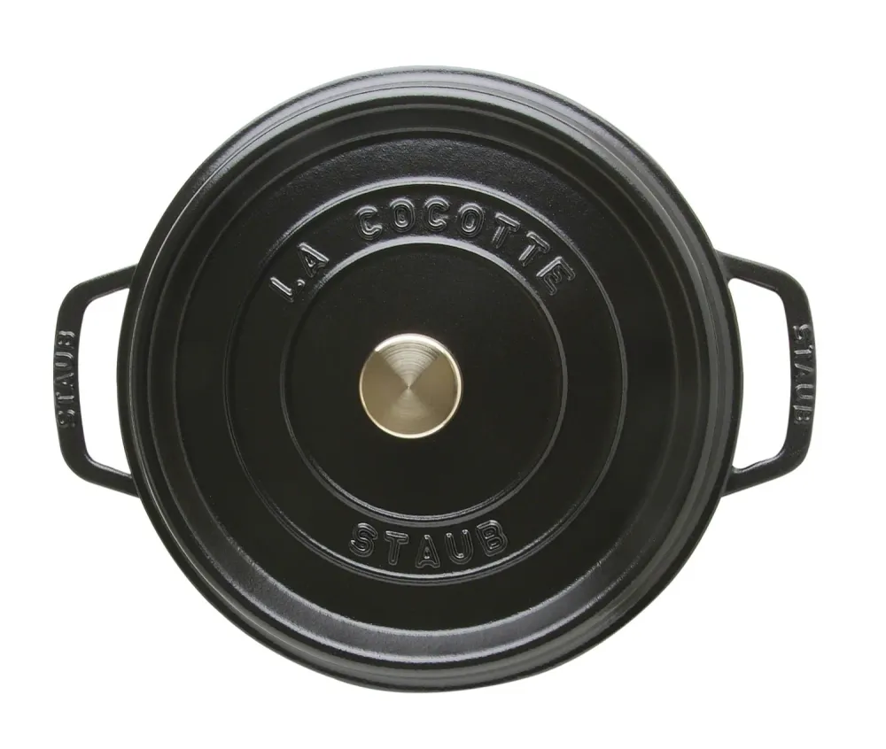 Daub Cocotte 22 cm, rotondo, nero, ghisa 2.6L 40509-305-0
