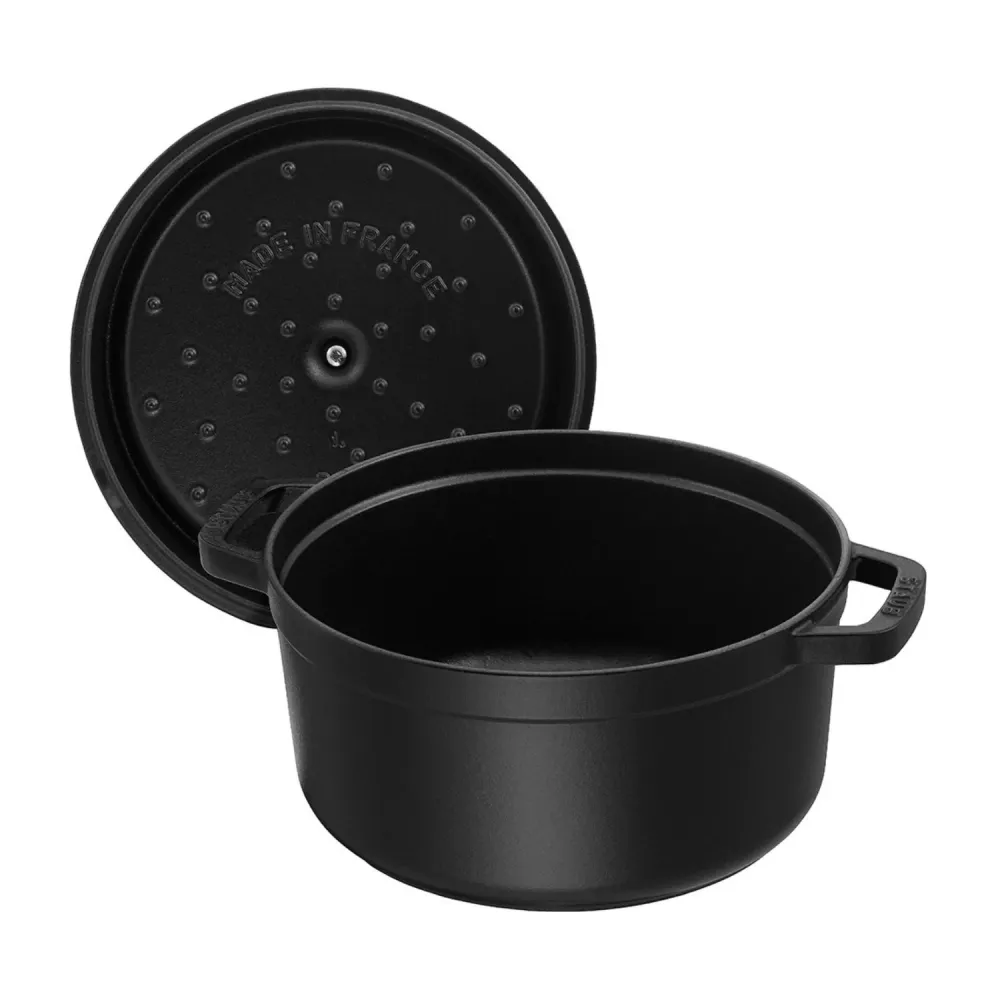 Daub Cocotte 28 cm, rotondo, nero, ghisa 6.7L 40500-281-0