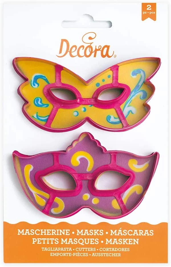 Decora 0255107 Kit 2 Tagliapasta Maschera
