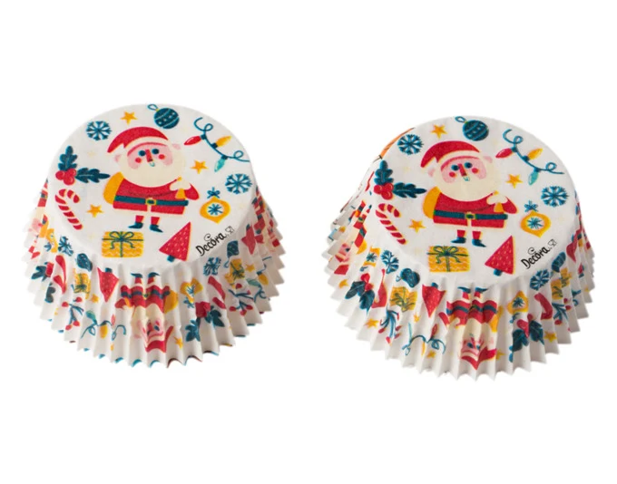DECORA Bicchieri natalizi carta 36 pezzi ø 5 cm