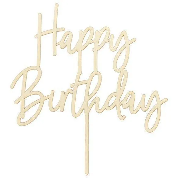 Decorazione per torta Buon Compleanno