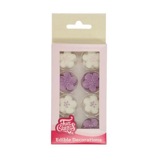 Decorazioni di zucchero - Fiori viola