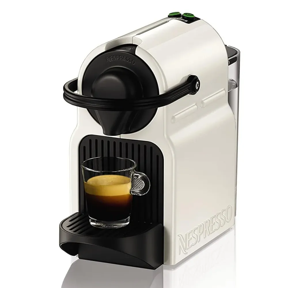 De'Longhi Inissia XN1001 Macchina da Caffè Espresso Regolabile Capsule Nespresso - Bianco (White)