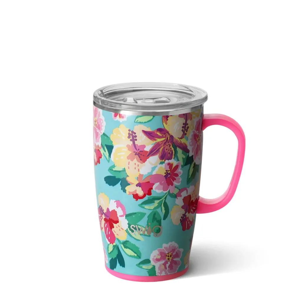 SWIG 18OZ MUG-ISLAND BLOOM Dewit Vandorp