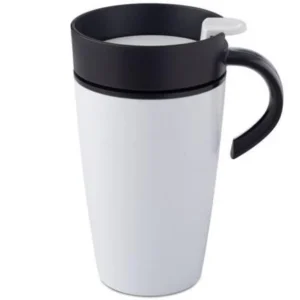 Thermo Mug Automatic White Dewit Vandorp