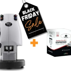 Didiesse Frog Revolution Bianco + Borbone Box 50pz Cialde Miscela Decisa (Nera)