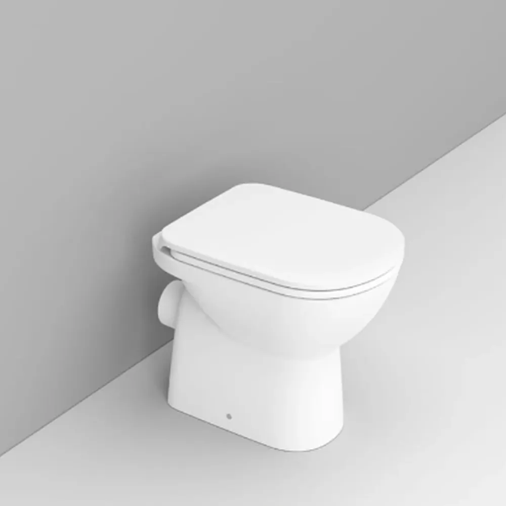 WC distanziato scarico muro Ceramica Dolomite modello Gemma2 51x36 cm con sedile Softclose