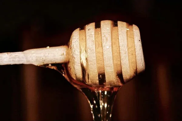 Dosamiele Raccogli Miele Legno Palette Bastone Mescola Prendi Mestolo Cucchiaio