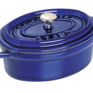 Dust Cocotte 29 cm, ovale, blu scuro, ghisa 4.2L 40510-288-0
