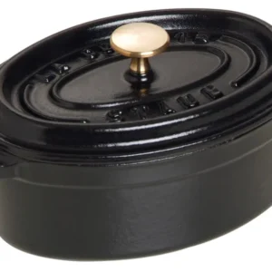 Dust Cocotte 31 cm, ovale, nero, ghisa 5.5L 40509-319-0