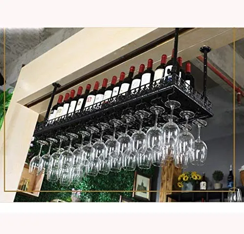DYB Portabottiglie da Vino Europeo Portabottiglie da Vino sospeso Portabottiglie da Vino Testa Giù Portabottiglie Portabot...