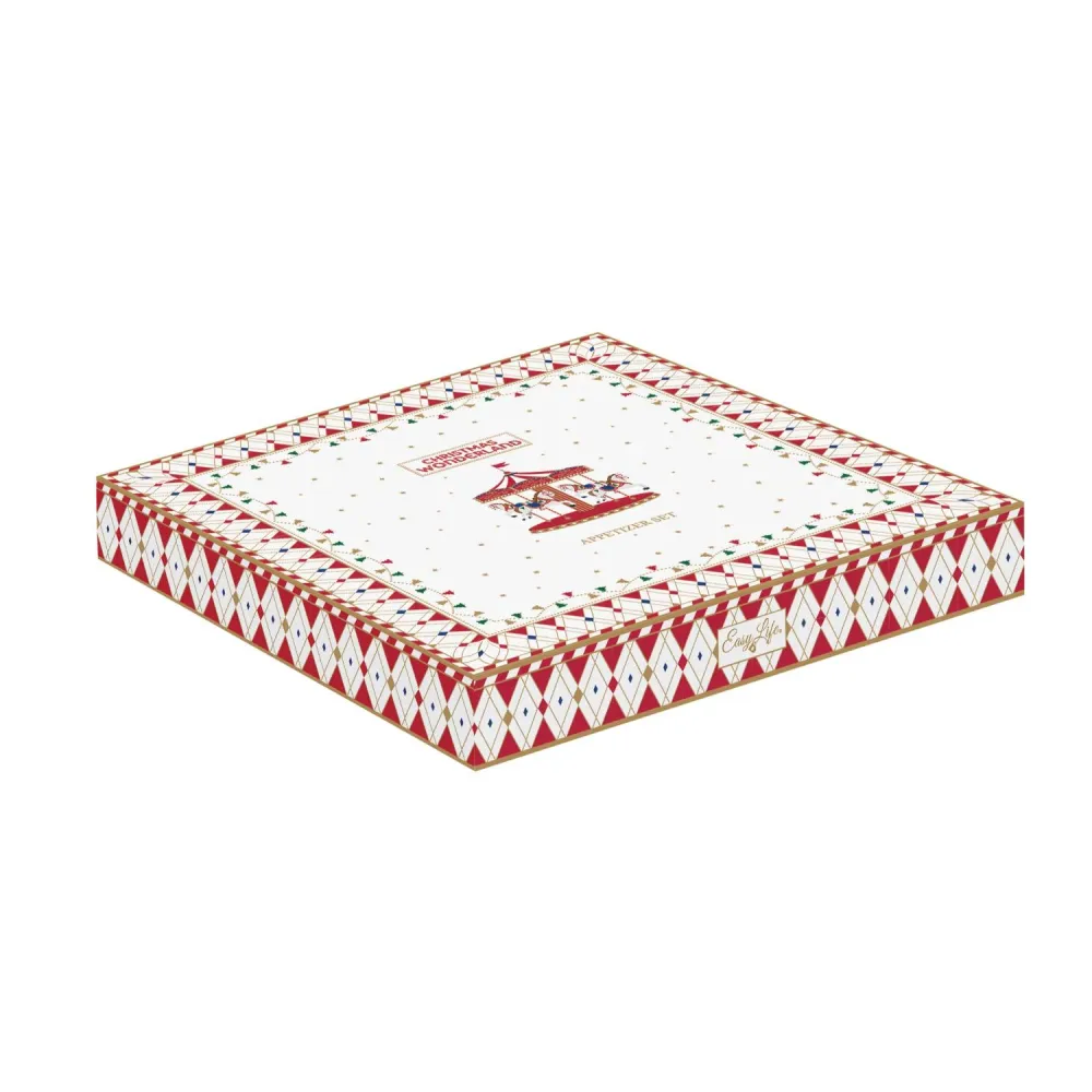 EASY LIFE Christmas Wonderland Antipastiera Natalizia 25cm Porcellana