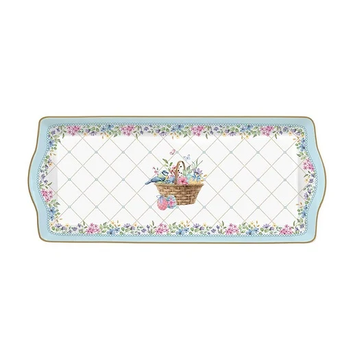 Easy Life Vassoio rettangolare gift box Spring Bloom 35x15