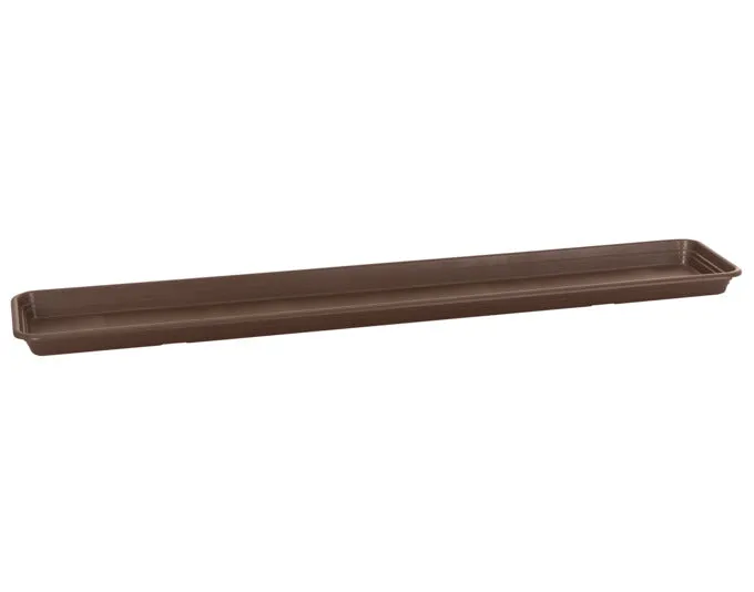 EBERTSANKEY Sottobicchiere per fioriera Super marrone 80x15x3 cm