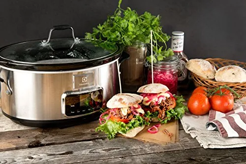 Electrolux ESC7400 Slow Cooker, Pentola Elettrica Ceramica, Timer, 235 W,...